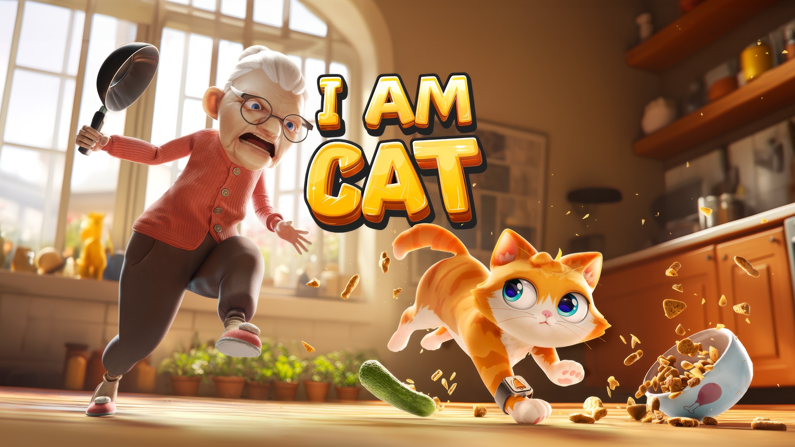 <p>I am Cat это веселая и очаровательная игра в которой у вас есть лапки, потому что вы котик. Ваши повседневные задачи в этом амплуа разнообразны: сбрасывайте вещи с полок, пугайте аквариумных рыбок, царапайте мебель, остерегайтесь злой собаки и многое другое! Выполняйте задания и открывайте новые локации, скучно точно не будет!</p>
